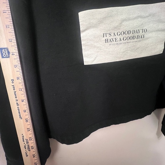 Zara Blue Boxy Cropped Sweatshirt 310 - Picture 11 of 13